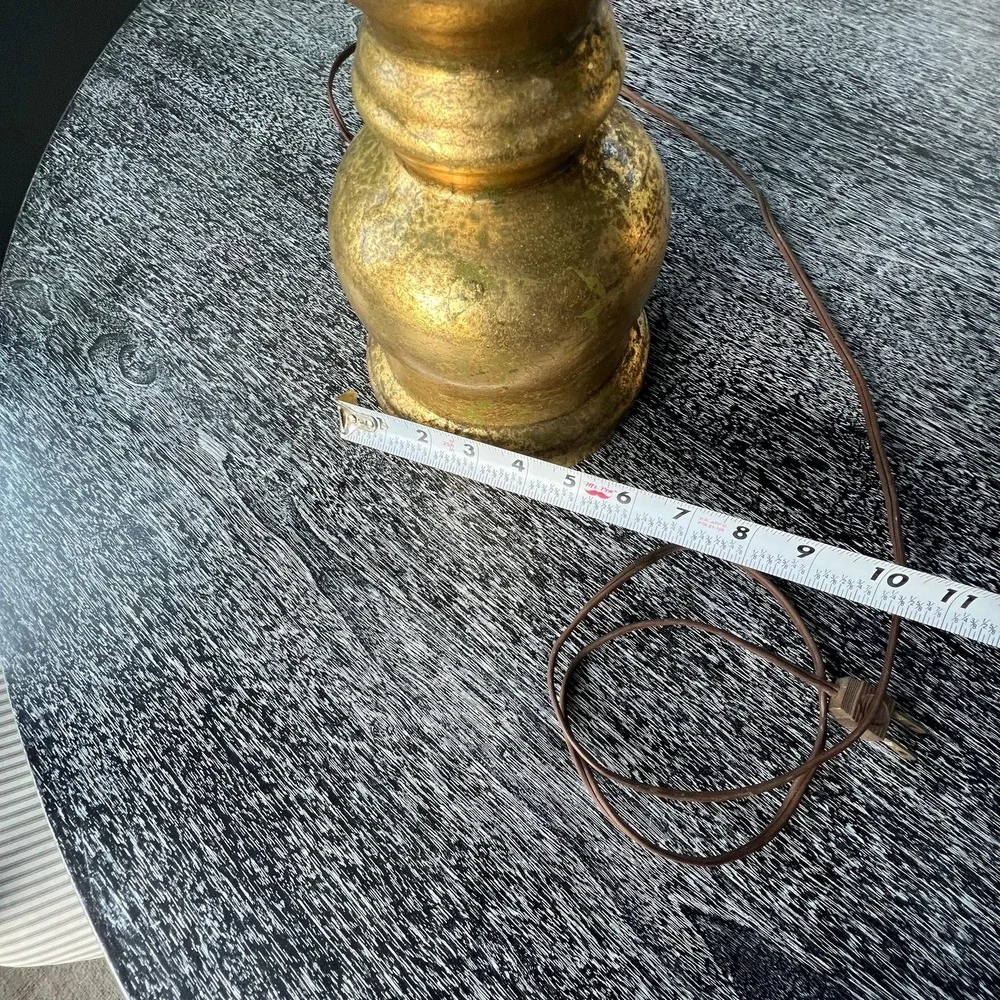 Gilded vintage table lamp